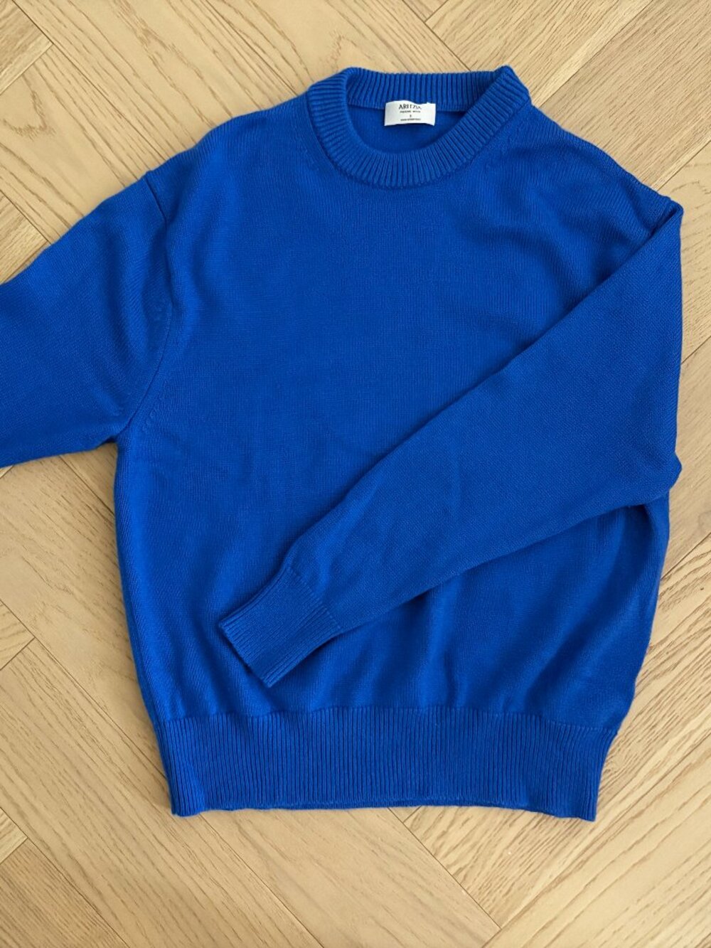 Aritzia Blue Merino Wool Crew Sweater, Women's Small